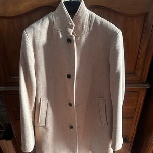 Club Monaco Men's Light Tan Overcoat